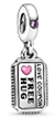 Kat Accessoires populaire hanger plated rose bladgoud flash diamant diy accessoires dame verjaardag verrassingscadeau: plum