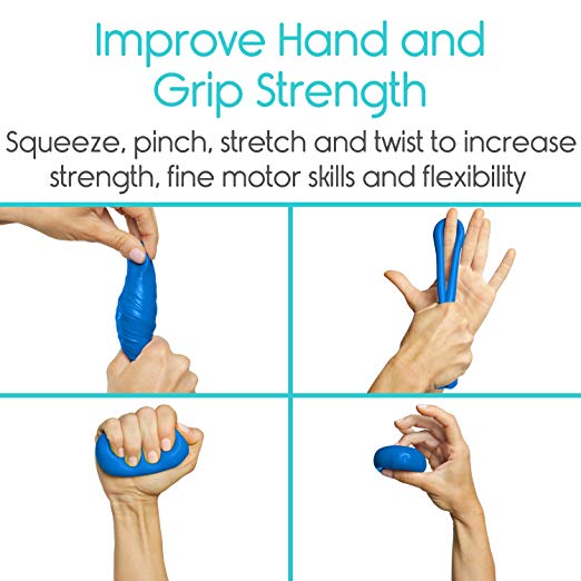 Therapy Putty-Medium Kit -for Finger, Hand & Grip Strength Exercises