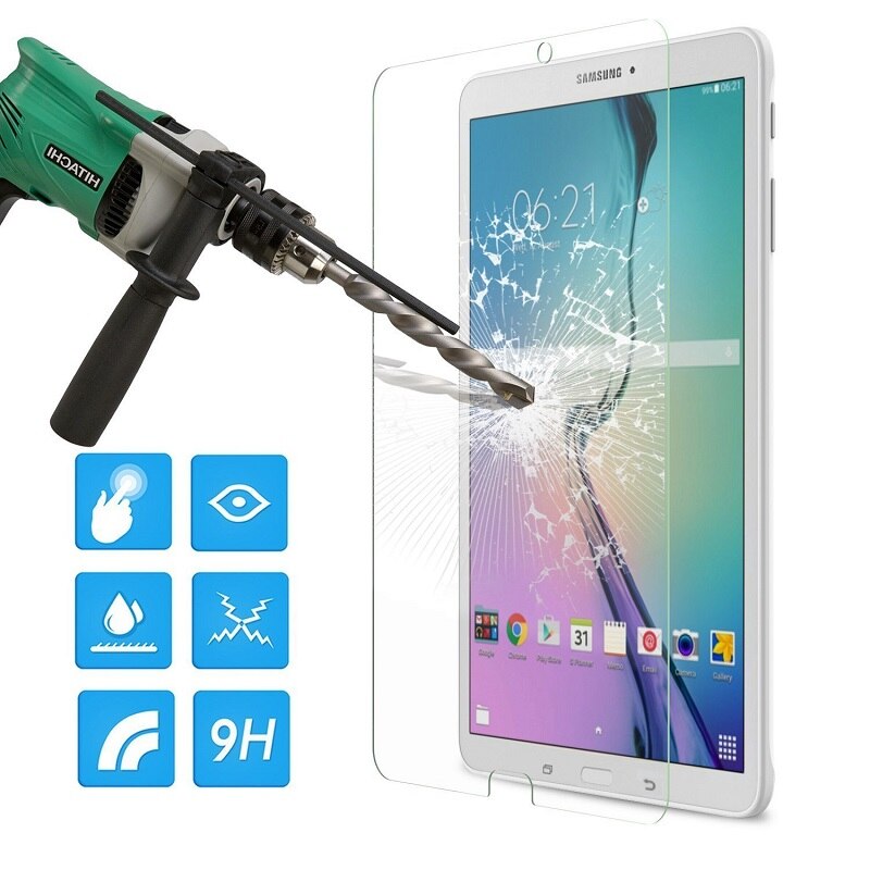 Capa para samsung galaxy tab e, capa de 9.6 polegadas para samsung galaxy tab e t560 t561 SM-T561 couro flip funda de textura inteligente: Glass NOT FREE Gift