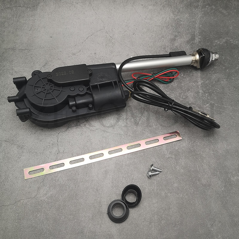 Car-styling Retractable Antenna Car Aerial Antenna Electric Radio Carro 12V FM/AM Automatic Aerial