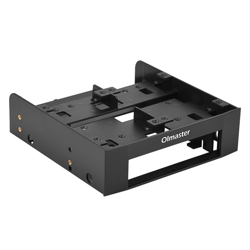 Oimaster 2.5 Inch/3.5 Inch Hdd/Ssd To 5.25 Inch Floppy-Drive Bay Computer Mounting Bracket Adapter