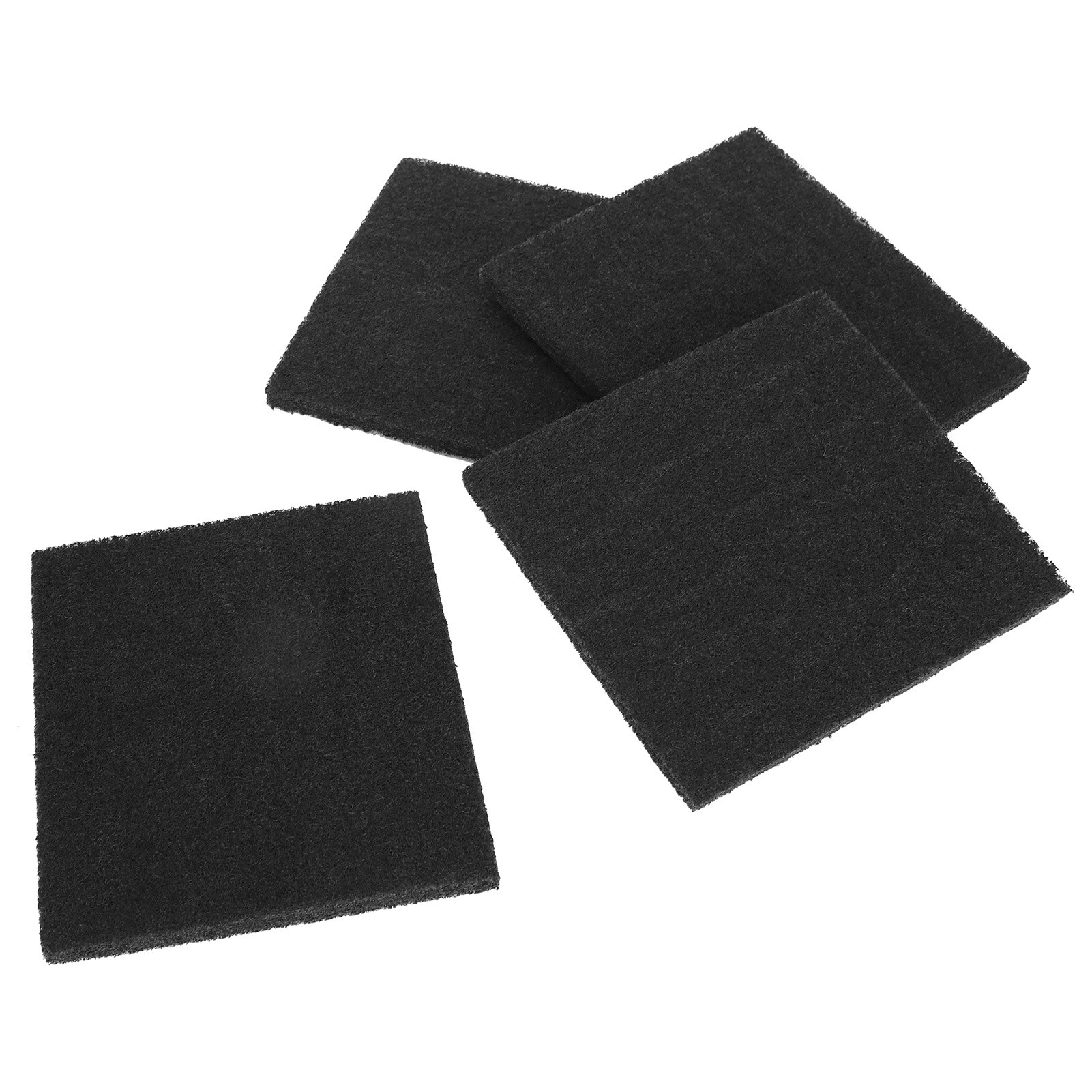 Caja de fibra para arena de gatos, filtro desodorizante de algodón, suministros de limpieza de mascotas de repuesto, 15,2x16,1x1cm