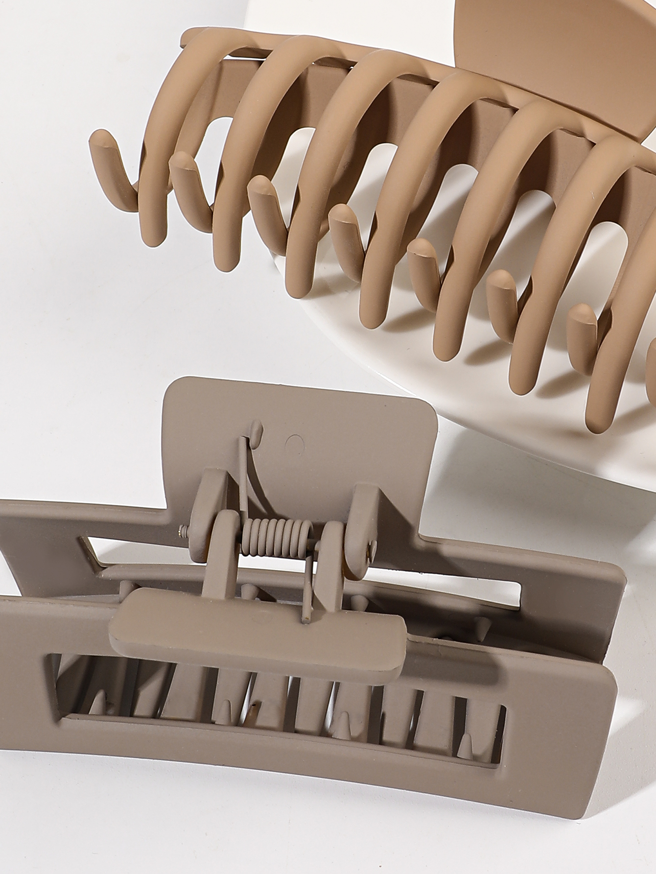 5 pinzas en forma de garra para el cabello grandes de colores mezclados para mujeres y niñas, cabello fino y grueso y rizado, pinzas de mandíbula de sujeción fuerte.