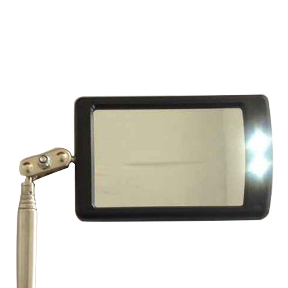 Miroir d'inspection de fond de véhicule, miroir d'inspection à paroi intérieure antidérapante, double rotule, outil de détection de voiture rotatif à 360 degrés