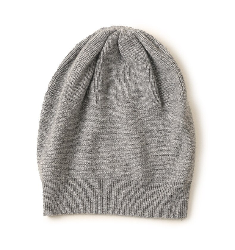 Naizaiga 100%  kashmir solid stickad dammössa varm mössa  ,sn315: 4