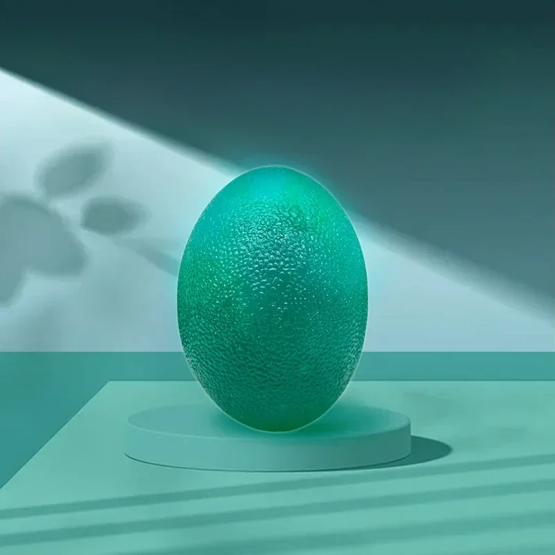 Bola de agarre de silicona para masaje de mano, equipo de ejercicio para dedos, presión de liberación, circulación sanguínea, entrenamiento de fuerza saludable: Marfíl