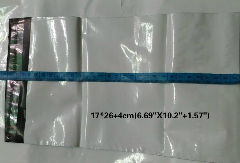 20Pcs White Self-seal Adhesive Courier bags Storage Bags Plastic Poly Envelope Mailer Postal Mailing Bags: 17X30CM