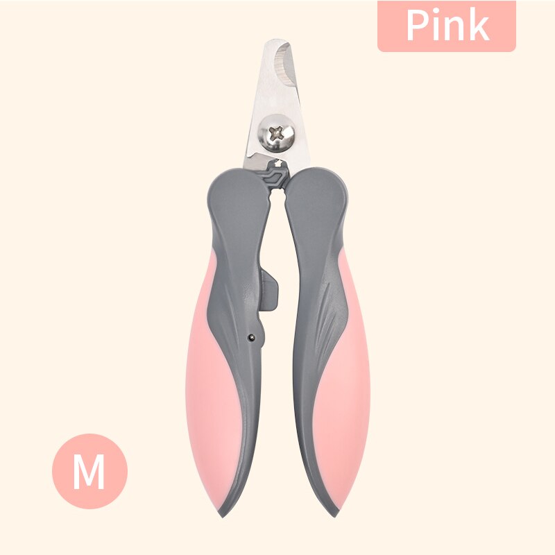 Hoopet Huisdier Kat Hond Nagelknipper Nail Claw Cutter Rvs Grooming Schaar Voor Katten Voor Honden: Pink M