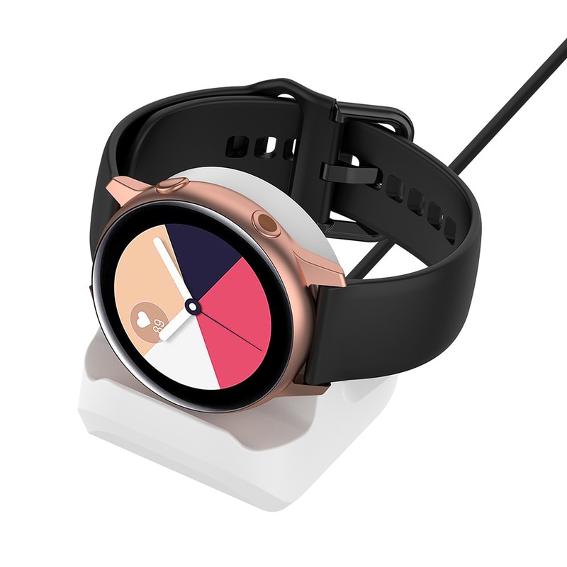Wireless Charger Charging Dock Fast Charging Base For Samsung Galaxy Watch Active SM-R500 Smart Watch Accessories