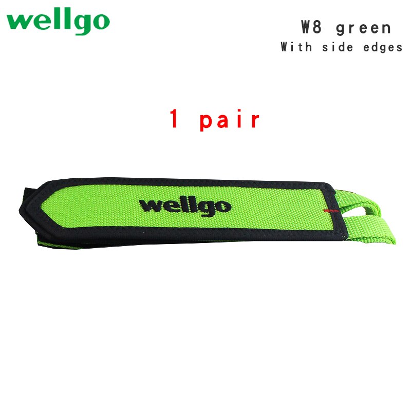 1 paar Wellgo Nylon Fahrrad Pedal Riemen Kappe Clip Gurt Gürtel Berg Rennrad Pedal Band Fest Ausrüstung Radfahren Pedal Gurt: verrotten