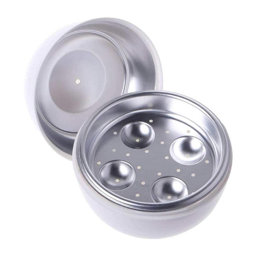 Microwave Oven Egg Steamer Egg Boiler Household Microwave Special 4 Egg Boiled Egg Shape Egg Shaped Steamed Egg B