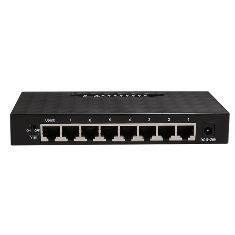8 Port Gigabit Switch Network Ethernet Switch Smart Vlan Network Switch Lan Hub Full Or Half Duplex Exchange