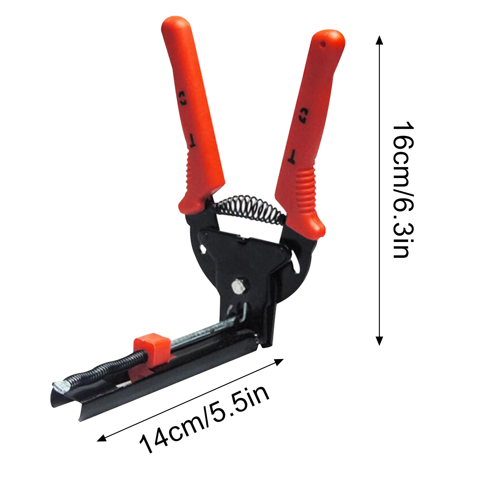 Hog Ring Pliers and 600 Nails Staples Ploutry Cage Pliers Fastening Clamp Installation Tool for chicken Mesh Cage Wire Fencing