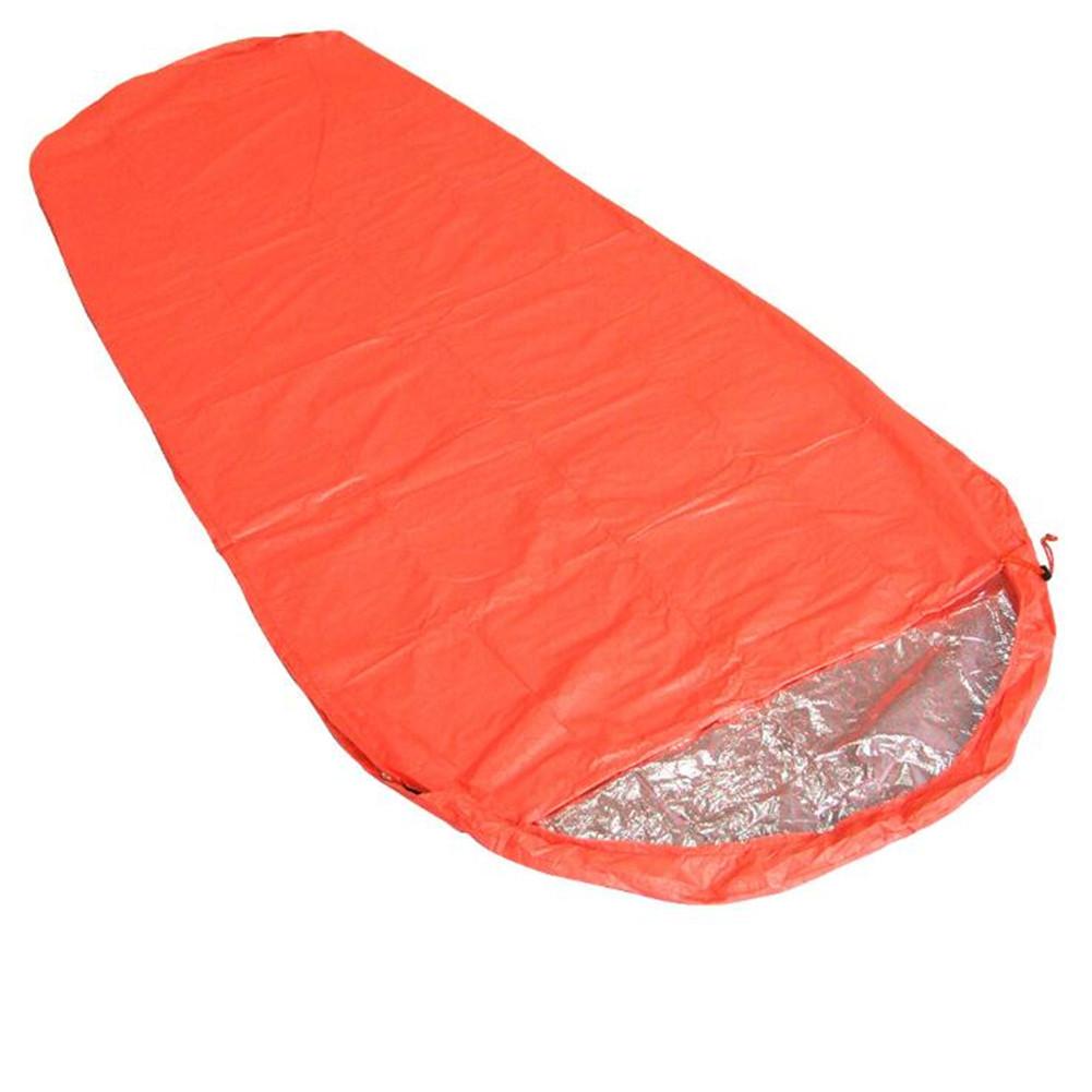 Camping Thermal Insulation Sleeping Bag Outdoor Adventure Emergency Rescue Blanket: Mummy 210cmx83cm