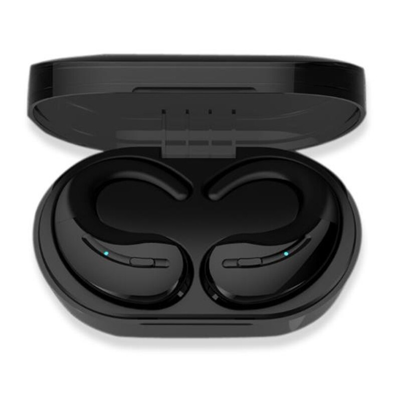 Bluetooth Wireless Earphones TWS 5.0 Headphones Sport Headsets Earhook Running Stereo Wireless Headphone With Microphone: Black