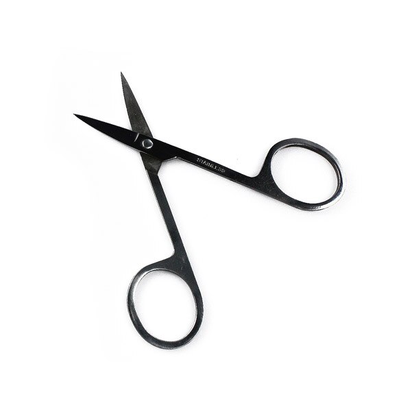 Outil de maquillage coréen pour les sourcils, ciseaux de manucure, coupe nez, en acier inoxydable, à tête pointue