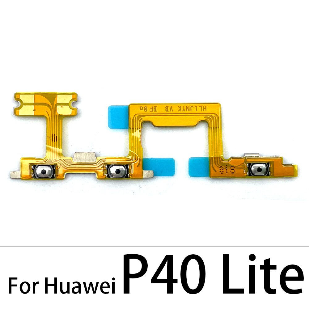 Nowy przycisk włączania zasilania przycisk boczny przycisk Flex Cable dla Huawei P8 P9 P10 P20 P30 P40 Lite E 5G Pro Plus 2016: P40 Lite