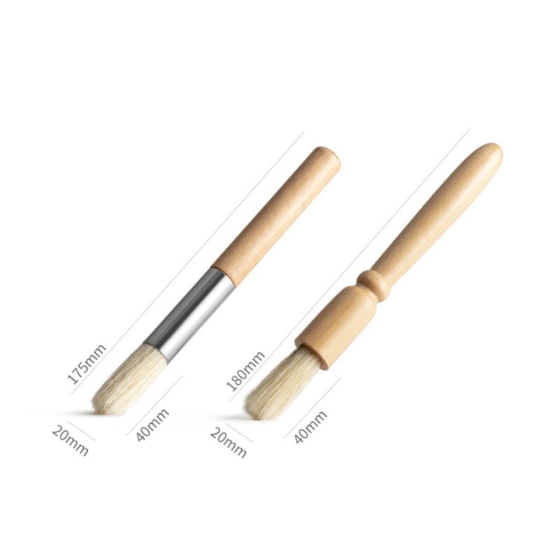 Hout Koffiemolen Borstel Borstel Espresso Borstel Accessoires Voor Bean Korrel Koffie Tool