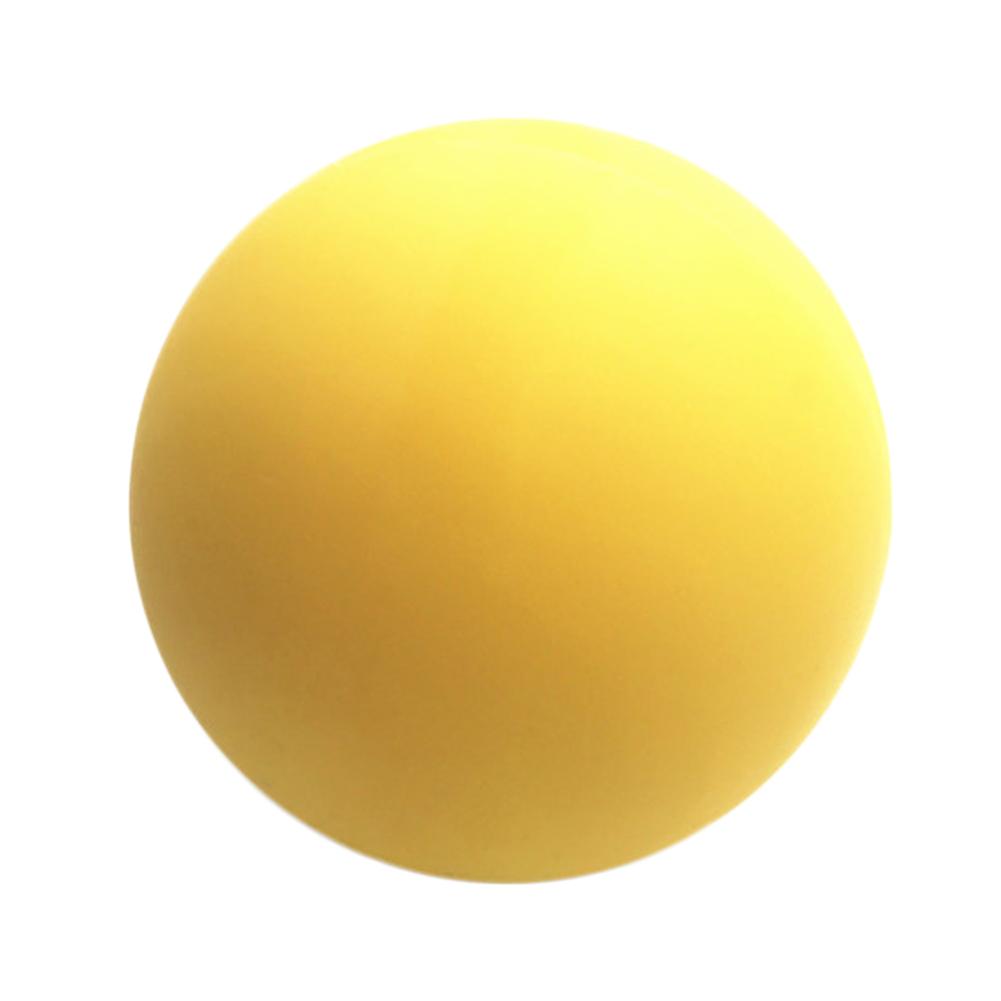 Bola de massagem conjunto bolas firmes auto terapia alvo trabalho miofascial gatilho ponto liberação músculo nós silicone yoga massagem bola: Amarelo