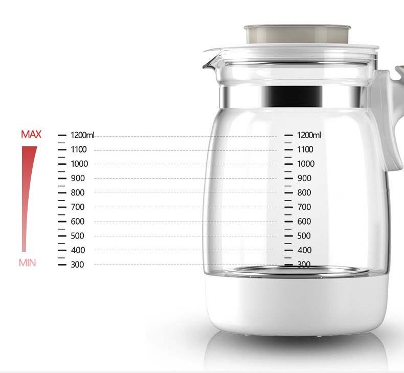 Melk Dispenser Thermostaat Glas Warm Water Fles Intelligente Automatische Baby Melkpoeder Boiler Isolatie Melk Warmer