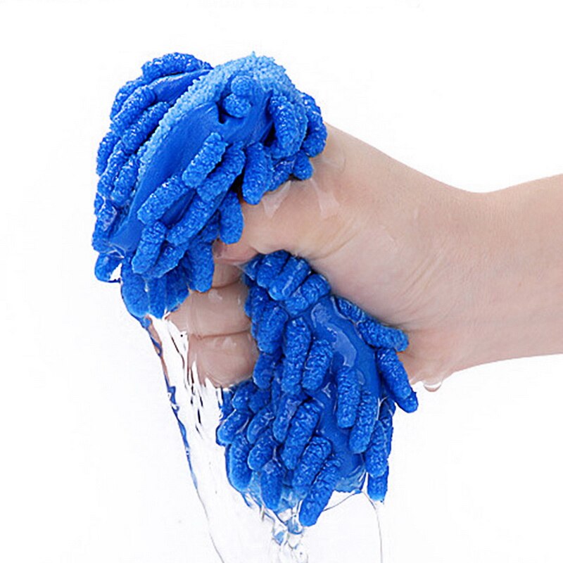 Staub wischer mikrofaser chenille Auto waschen handschuh Auto wischen handschuh sauber handschuh staub abdeckung Auto Ultrafeinen Faser Reinigung Handschuh Auto
