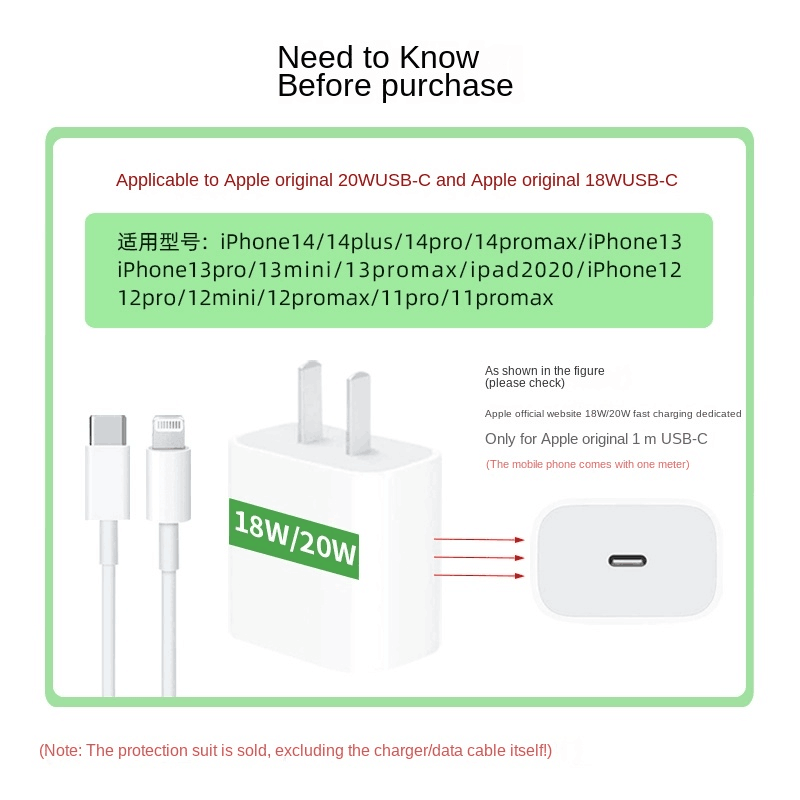 Juste de protection anti-casse et anti-rayures pour chargeur IPhone 15, étui de protection pour chargeur, enrouleur de données, 18W, 20W, mignon