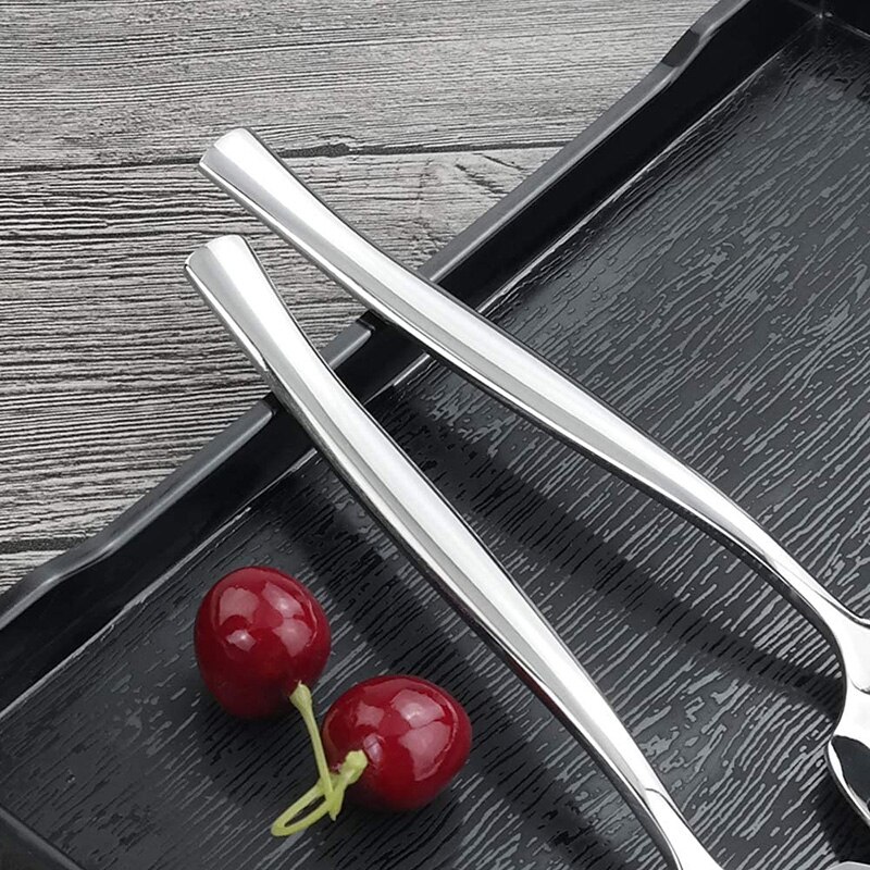 8PCS 304 Stainless Steel Serving Spoon Set for Catering, Large Serving Utensils Buffet Spoons Restaurant Supplies