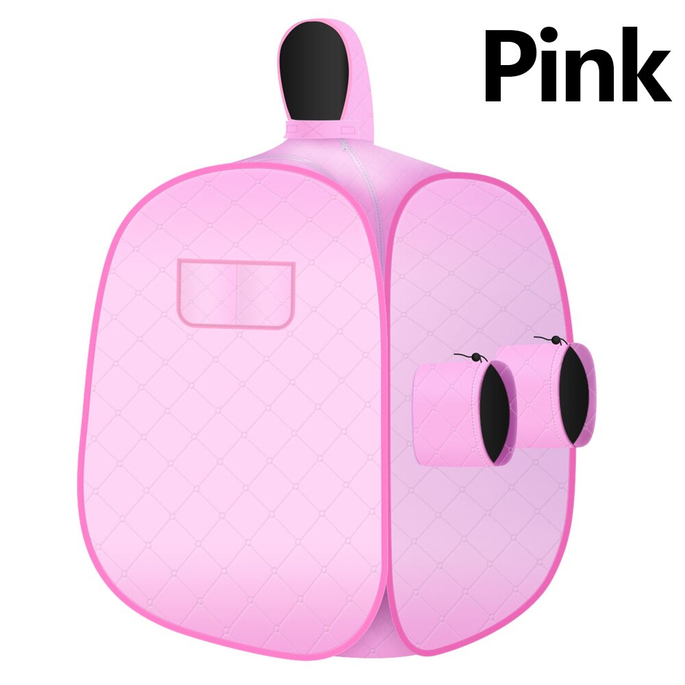 Vouw Sauna Generator Cabine Stoomboot Machine 220V Voor Sauna Spa Groter Tent Draagbare Stoom Bad Afvallen Detox Therapie stoom: Pink
