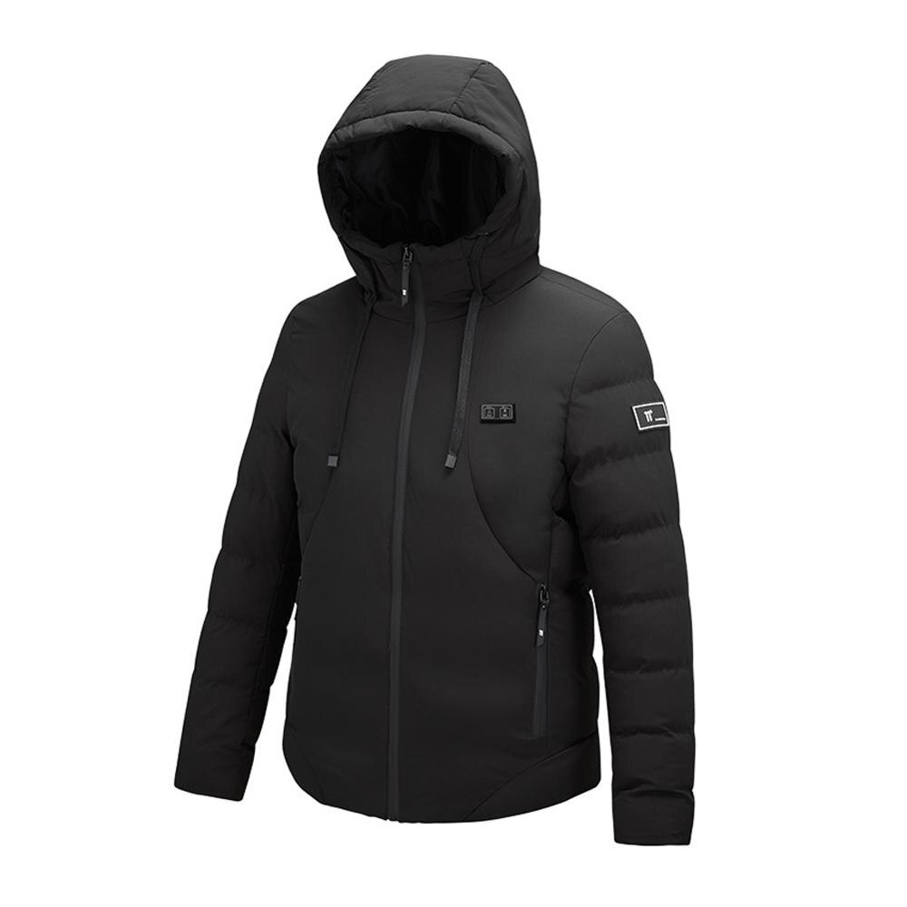 Chaleco calefactado con Usb para hombre y mujer, ropa térmica para caza, calentador de invierno, 9 L-5XL: Black / XXXL