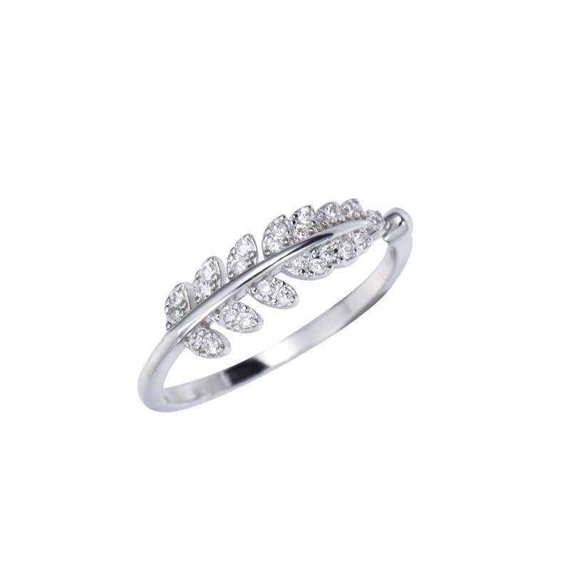 Minimalistische Zilver Kleur Verse Zoete Tak Ring Temperament Persoonlijkheid Mode Sieraden Vrouwelijke Trendy Resizable Open Ringen