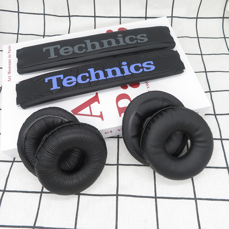 Almohadillas para auriculares RP DJ1210, almohadillas para los oídos de RP-DJ1210, almohadillas de repuesto para auriculares, almohadillas para los oídos, espuma de esponja de cuero PU