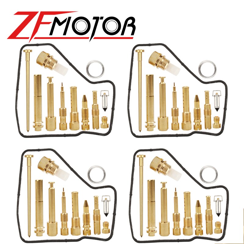 For Honda VFR 400 R VFR400R NC30 engine VFR400 R NC 30 parts motorcycle cylinder carburetor maintenance jet repair kit 400CC 400: 4 pcs