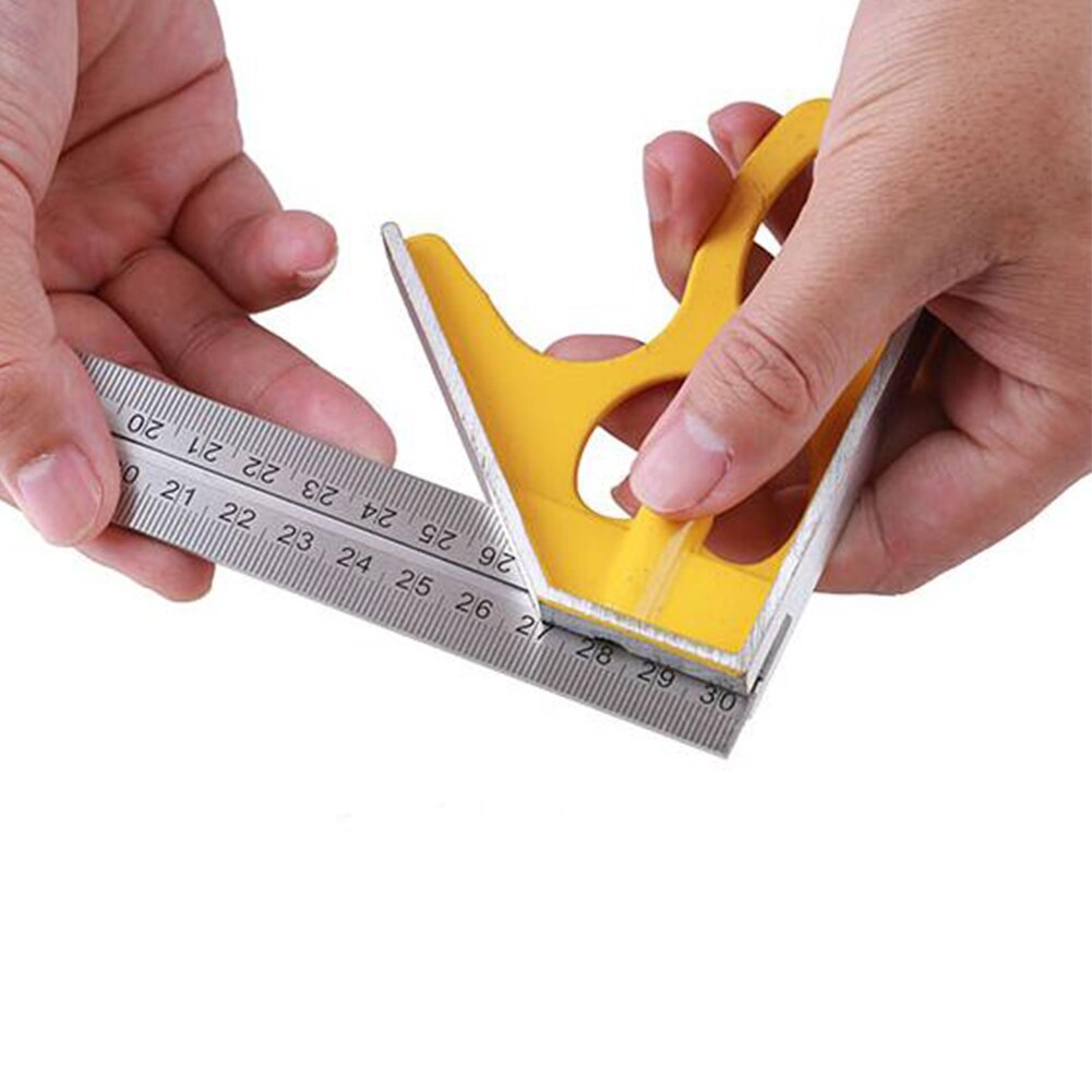 300mm Adjustable Ruler Multi Combination Square Angle Finder Protractor Universal Ruler Right Angle Measuring Tools Set