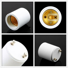 1 Pcs Thuisgebruik GU24 om E27/E26 Witte LED Light Bulb Lamp Adapter Houder Socket