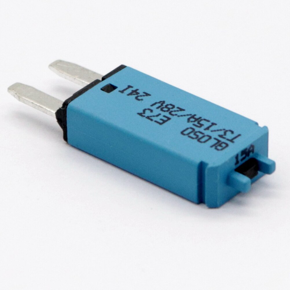 12V 24V 15A Reset Standard Fuse DC Circuit Breaker Trip Fuses for Car