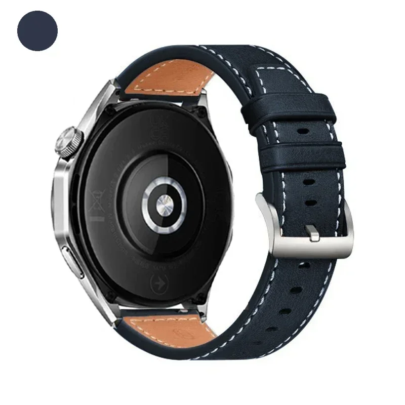20mm 22mm läderarmband för huawei watch  gt 5 pro 46mm rem  gt 4 3 2 42mm/ watch 4 3 pro/honor watch 2 magiskt armband vardagligt bälte: Beige / 20mm