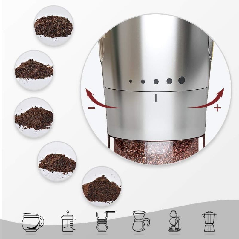 Molinillo de café plegable, de acero inoxidable, hecho a mano, para café en grano, Molinillo, herramienta de cocina, 1 unidad