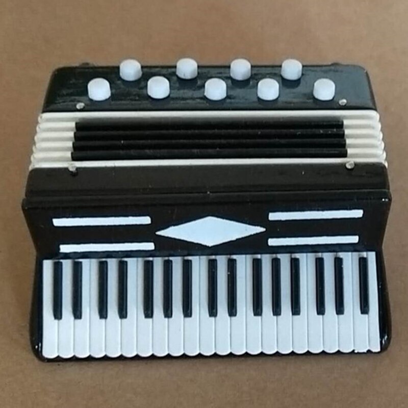 SEWS-Miniature Accordion Mini Musical Instrument Accordion Exquisite Musical Instruments Decoration Music