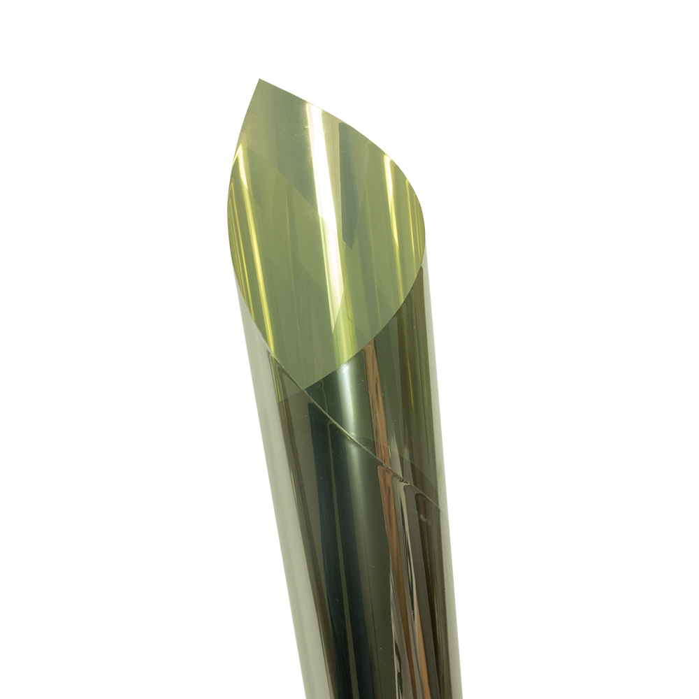 50cm wide Gold&amp;Silver One Way Mirror Solar Tint Film Self Adhesive Sticker Decals Foils DIY Privacy Protector film