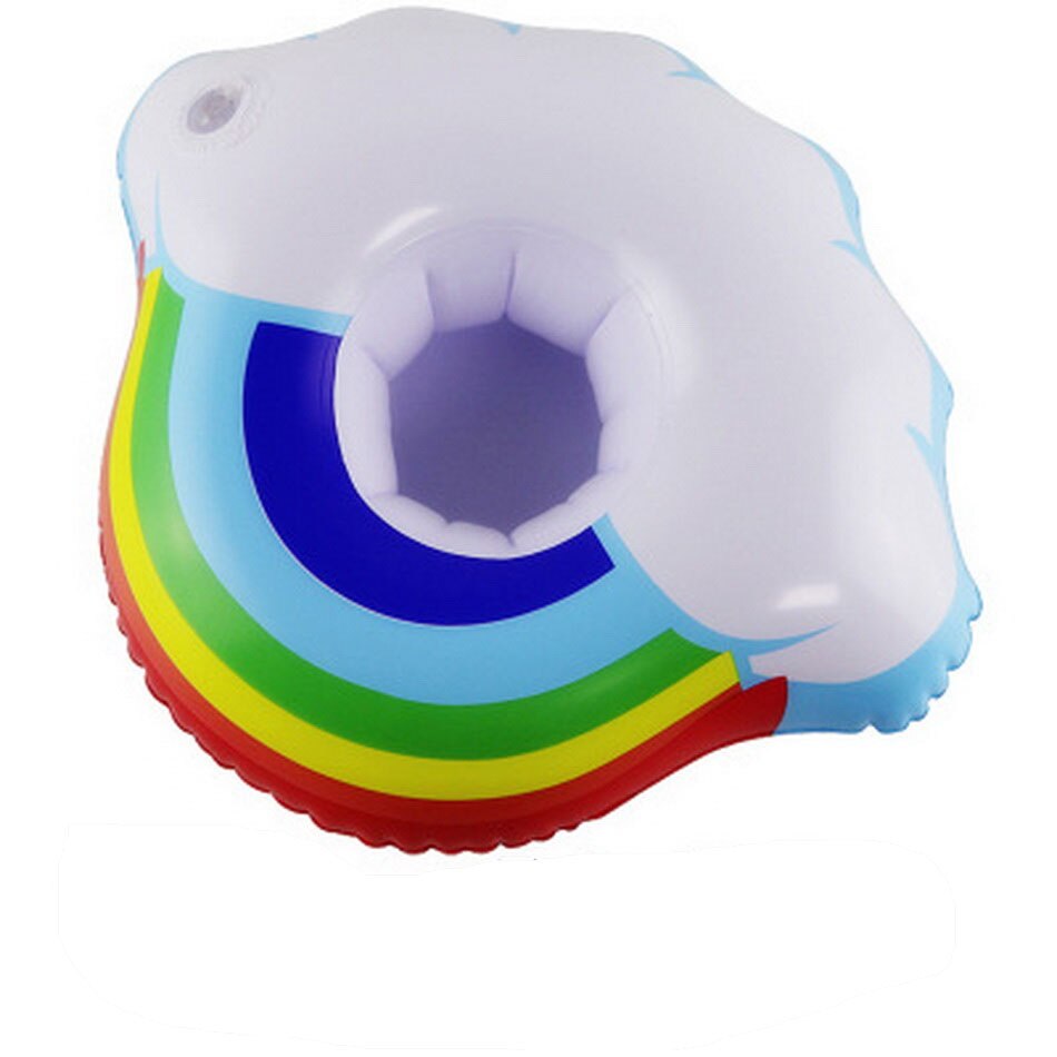 Flamingo mugghållare simbassäng leksaker för baby barn pool drink hållare uppblåsbar donut float leksak pool spel party tillbehör
