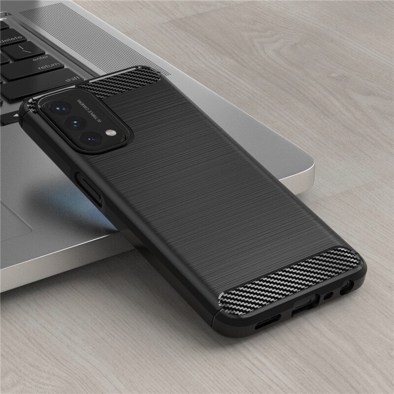 Schokbestendig Bumper Voor Oppo A93 5G Case Oppo A54 A74 A93 5G Cover Soft Tpu Anti-Fall beschermende Telefoon Cover Voor Oppo A93 5G: For OPPO A93 5G / Black