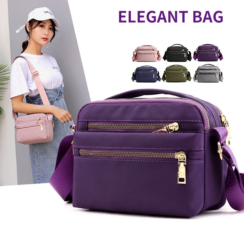 Girls Shoulder Messenger Bag For Women Nylon Multi-Purpose Purse Crossbody Tote Handbag bolsos mujer de marca