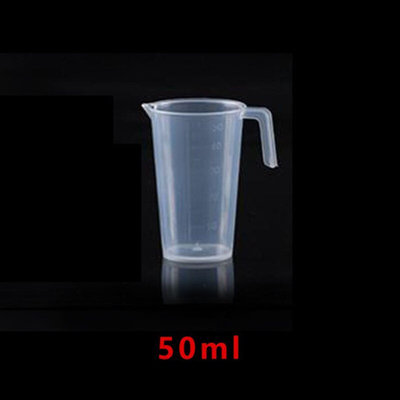 Taza medidora graduada de plástico transparente para hornear, recipiente para medir líquidos: A2