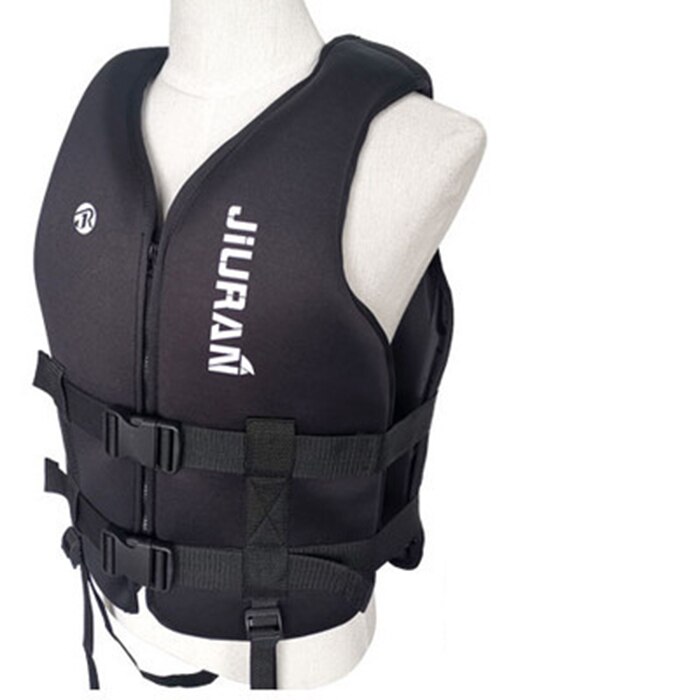 Giubbotto di Salvataggio Portatile Per Bambini di Età Giubbotto Salvataggio Giacca di Nuoto Barca Da Sci Alla Deriva Giubbotto Salvataggio XS-XL Dimensioni Sport ACQUATICI Giacca Uomo: black / xl
