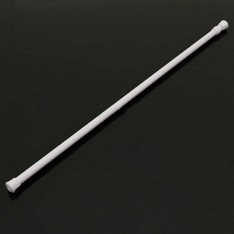Extendable Spring Loaded Telescopic Net Voile Tension Curtain Rail Pole Rods