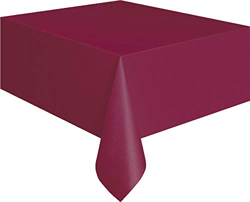 Party Table Cover Disposable Table Cover Disposable Table Cover: Red