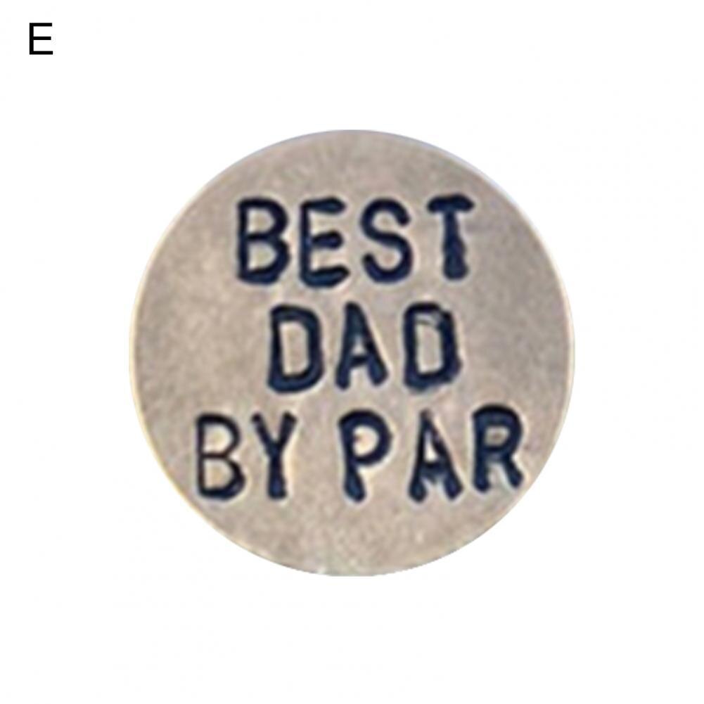 Golf Ball Markers Alloy Golf Cap Marker Easily Use Lightweight High Strength Golf Cap Marker: E