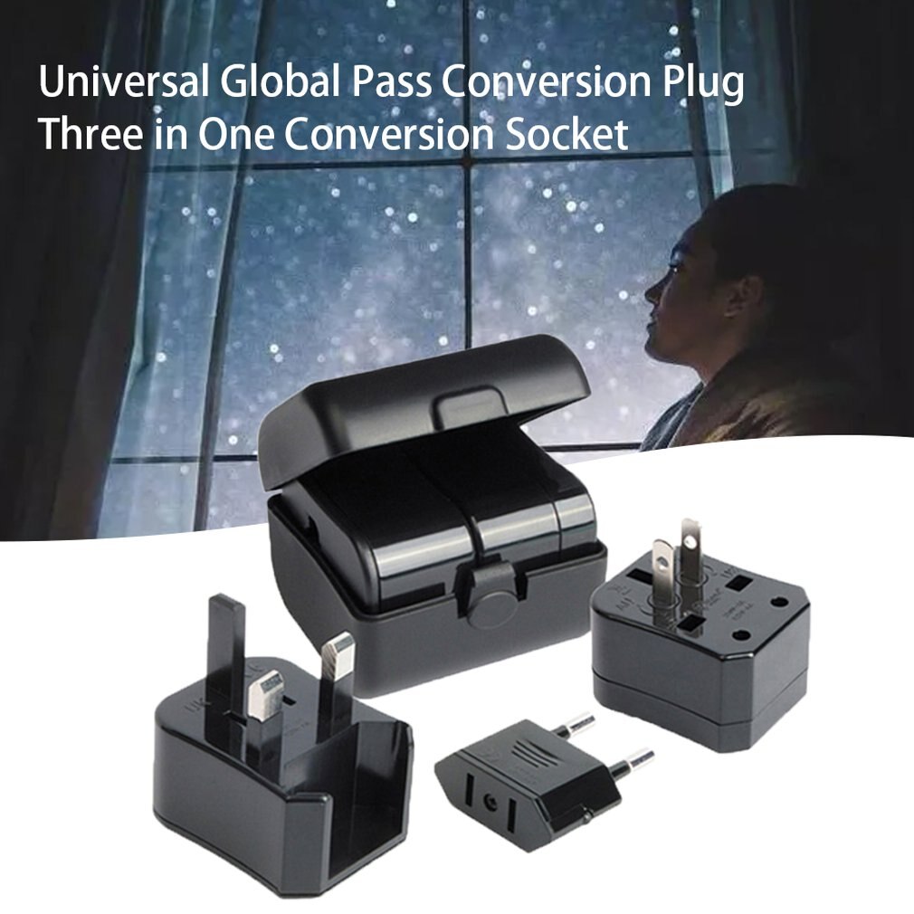 Multi-Function Conversion Plug Universal Conversion Plug Travel Universal Conversion Plug Three-In-One Conversion Socket
