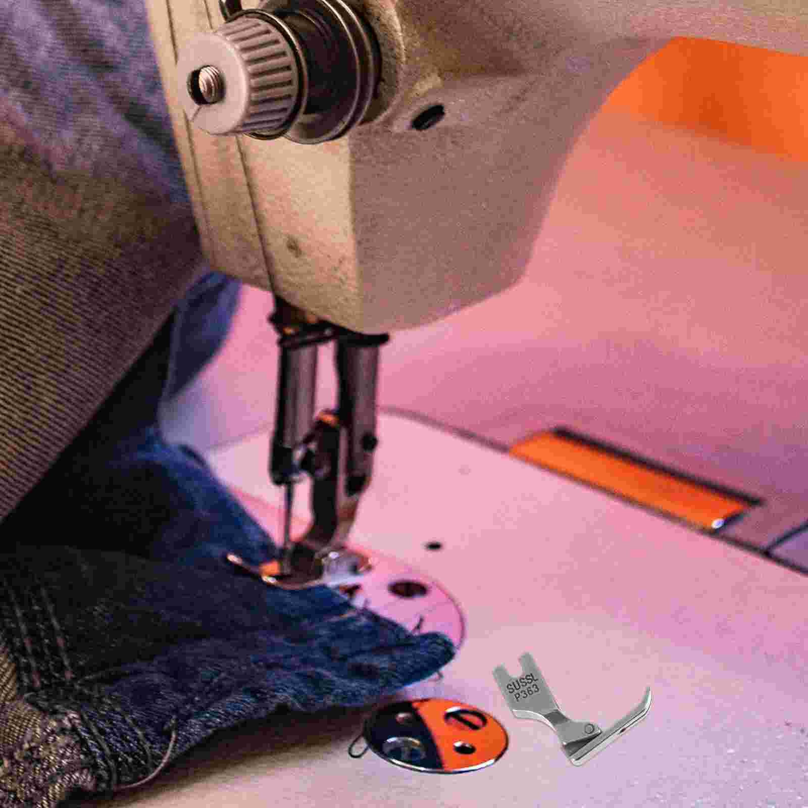 5Pcs Presser Feet for Juki Industrial Sewing Machine S518NS P36LN P36N P351 P363 (Silver)