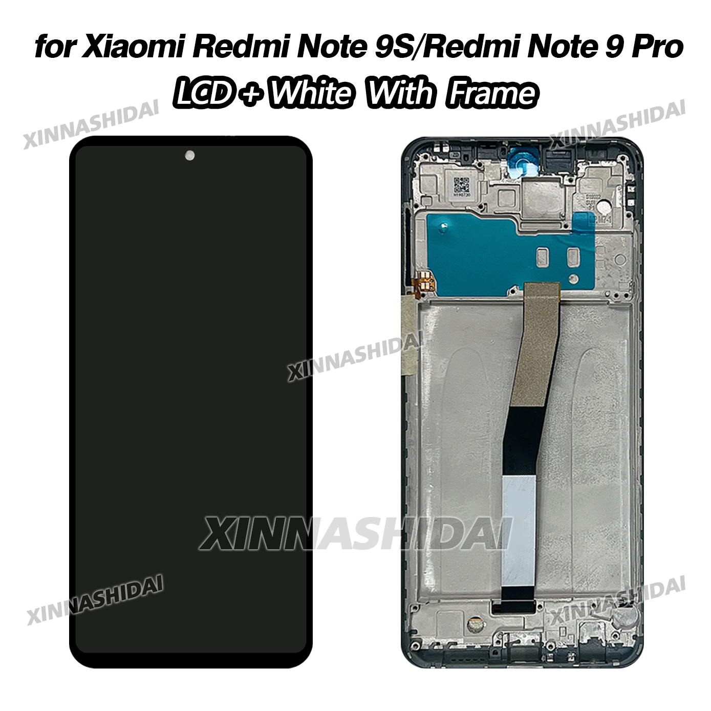 Pantalla para Xiaomi Redmi Note 9S pantalla Lcd pantalla táctil Digital para Redmi Note 9 Pro M2003J6B2G M2003J6A1G reemplazo de la pantalla: Blue Lotus